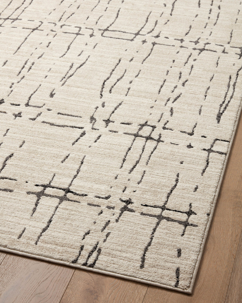Loloi II Darby Sand / Dk. Grey 2'-7" x 10'-0" Runner Rug