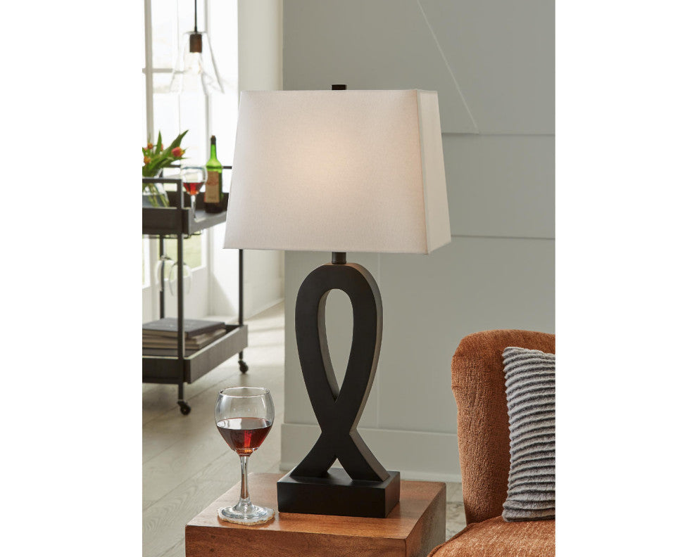 Markellton Black Table Lamp, Set of 2