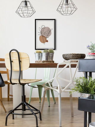 "Boulder Plants" Framed Painting Print, 8x12