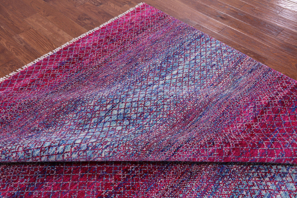 Wool & Silk  Savannah Grass Handmade Rug 9' 2" X 12' 2" - Q15433