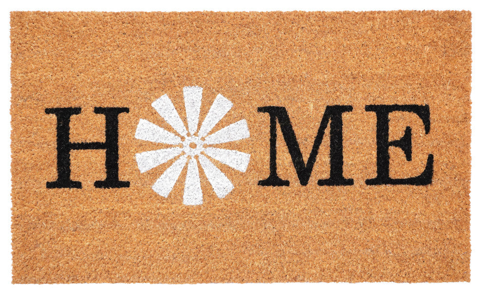 Calloway Mills Windmill Home Doormat, 24" X 36"