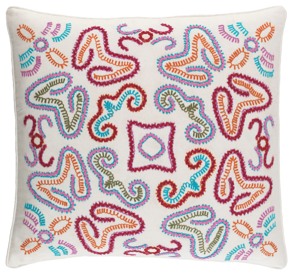 Avana Pillow 22x22x5, Polyester Fill