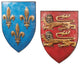 Grand Arms of France Shields, Set of 2