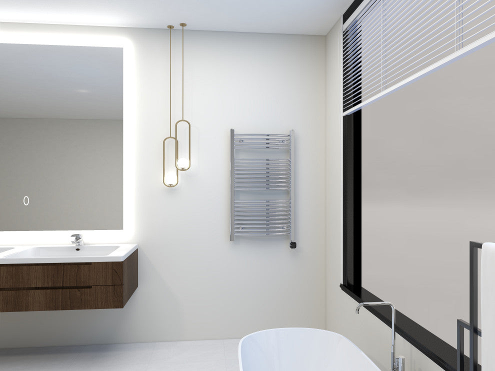 HEATGENE Smart Towel Warmer With Timer and Temperature Control, Chrome