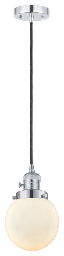 INNOVATIONS 201CSW-PC-G201-6-LED 1-Light Mini Pendant Polished Chrome