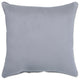 Indoor Velvet Christmas Wreath Gray 17" Throw Pillow