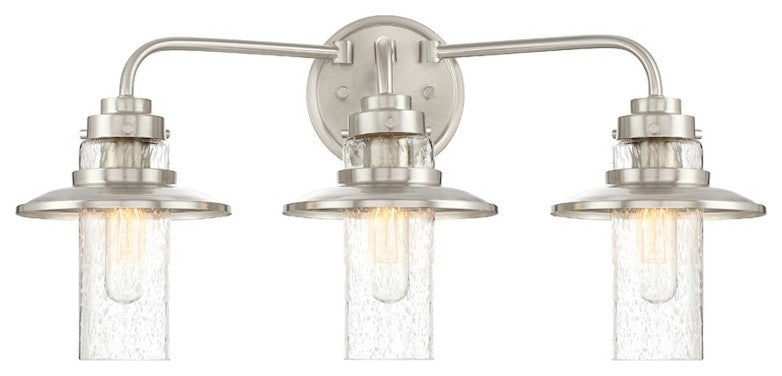 Dover 3-Light Bath, Satin Platinum