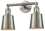 Addison 2-Light Bath Vanity-Light, Brushed Satin Nickel, Brushed Satin Nickel