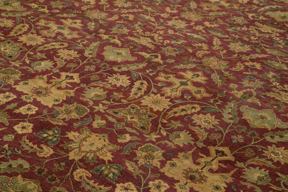 Rug N Carpet - Handmade Oriental 11' 8" x 14' 11" Oversize Oushak Area Rug