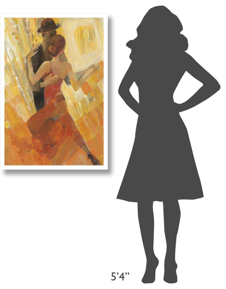 "Tango" Digital Paper Print by Albena Hristova, 26"x38"