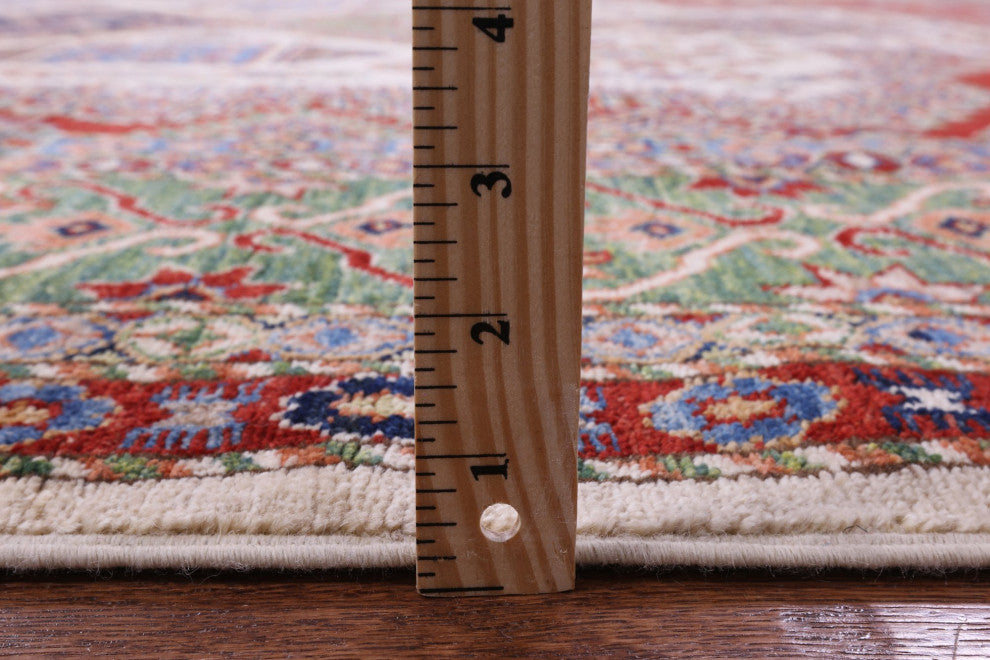 Super Kazak Hand-Knotted Wool Rug 9' 10" X 13' 7" Q10529