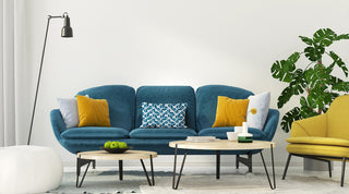 Kaleidoscope Graffiti Accent Pillow, Unreal Teal, 14"x20"