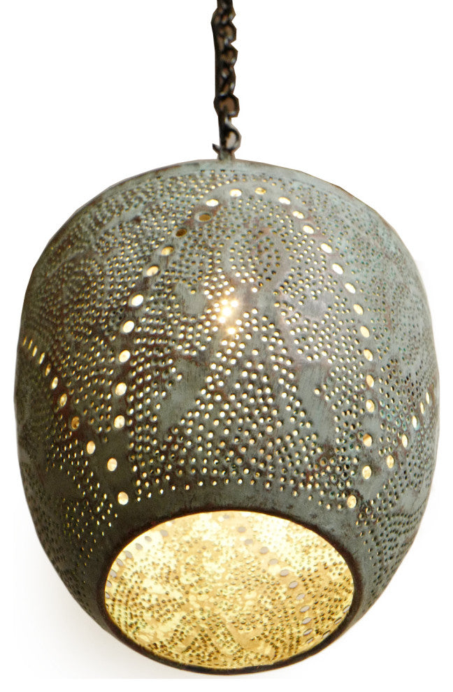 Copper Madras Pendant Small