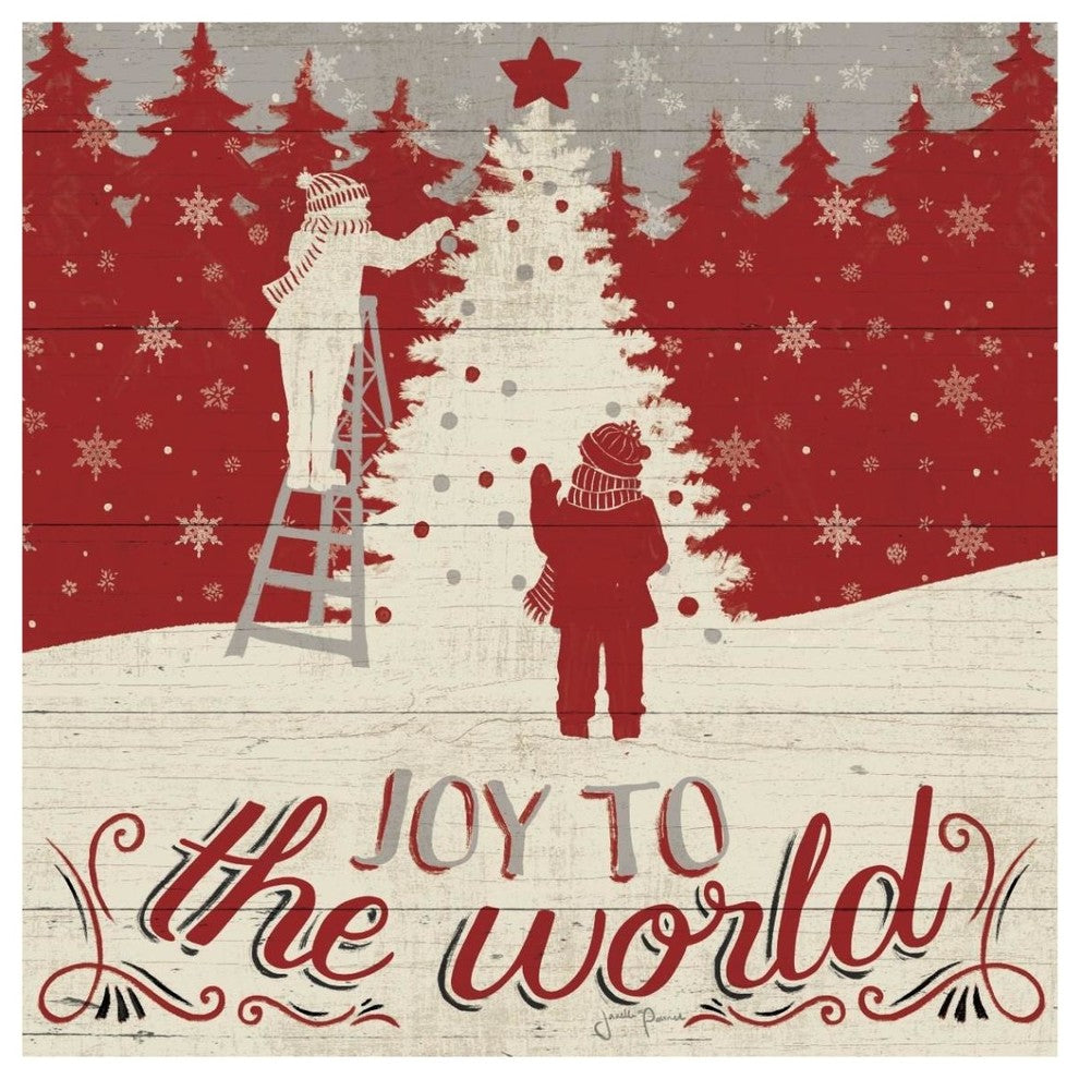"Holiday in the Woods V" Digital Paper Print by Janelle Penner, 42"x42"