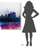 "Tokyo Watercolor Skyline" Fine Art Print