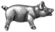 Pig Knob - Right Facing - Pewter (BSH-683242)