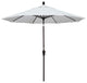 9' Bronze Auto-Tilt Crank Aluminum Umbrella, Pacifica, Natural
