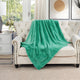 Fox Faux Fur Throw Blanket, Blue Turquoise, 60''x80''