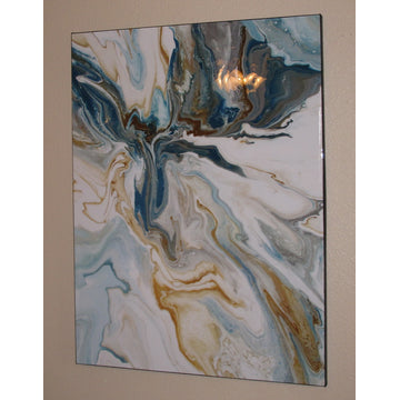 On the Wings of an Angel, Resin Coated Limited Edition Painting by ELOISExxx