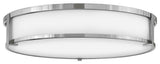Lowell LED Flush Mount, Chrome