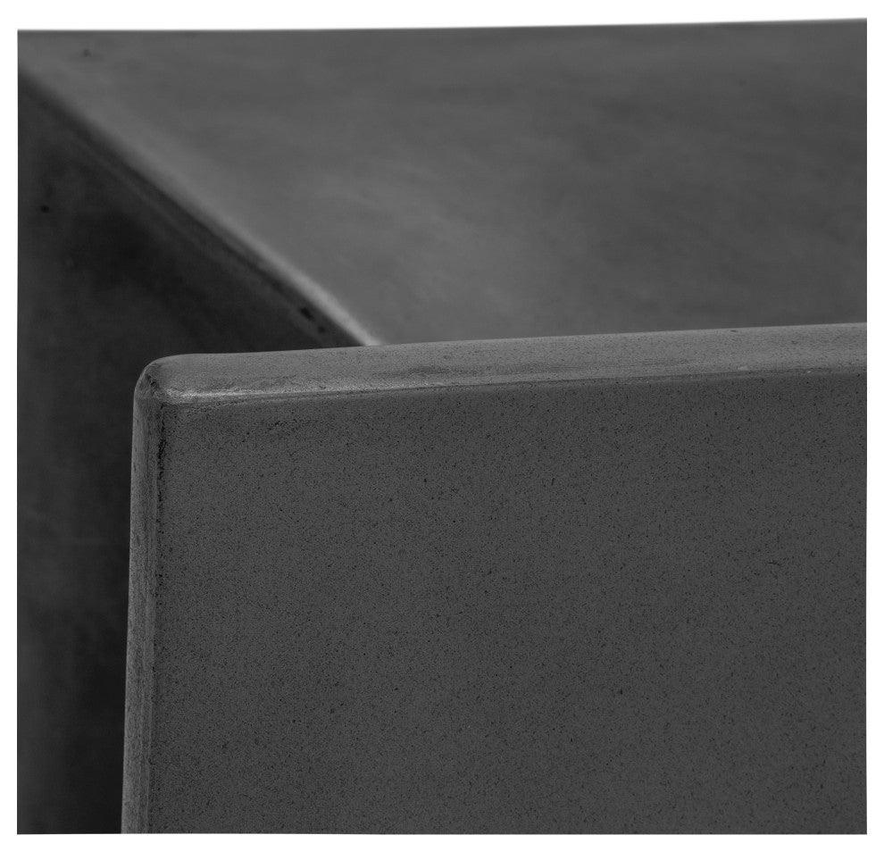 Contemporary Xero Concrete Stool Lava Grey - Grey