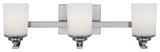 Kemal 3-Light Wall/Bath, Brushed Nickel