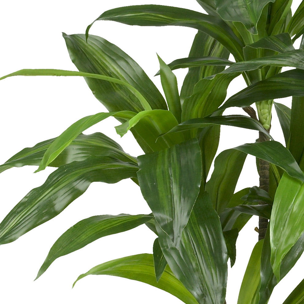 48" Dracaena With Basket Silk Plant, Real Touch