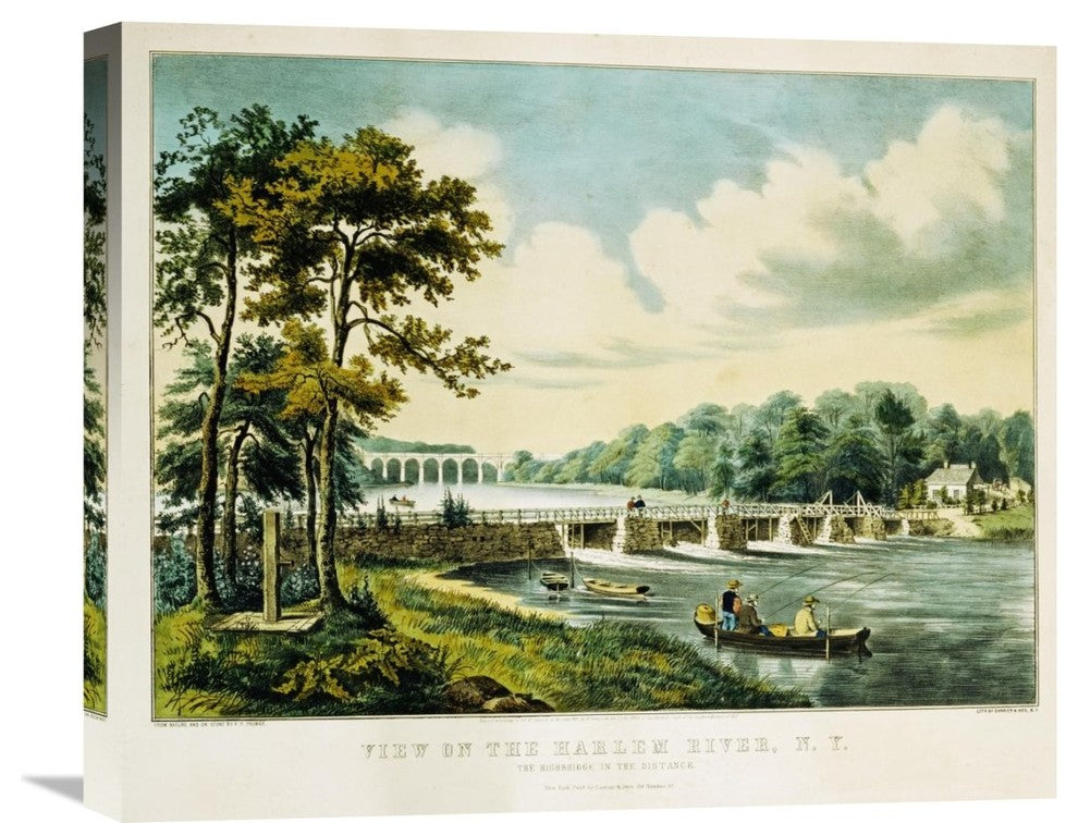 "View On The Harlem River, N" Artwork, 22" x 18"