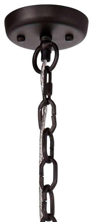 Imperial 1-Light Glass and Metal Pendant