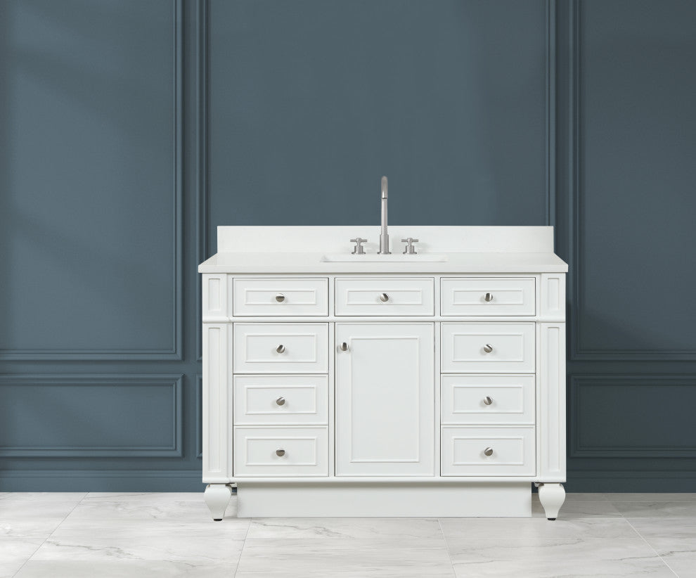 Winston Traditional White 48" Single Vanity