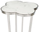 Clover Table, Polished Nickel