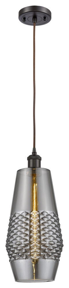 Innovations 516-1P-OB-G683-7 1-Light Mini Pendant, Oil Rubbed Bronze