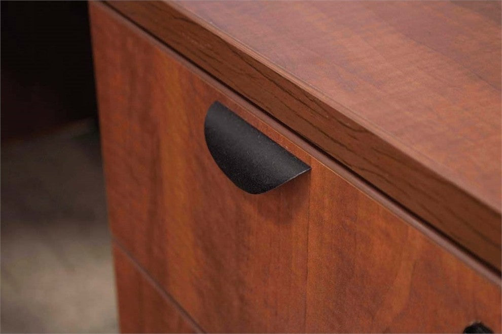 Legacy 66" Double Pedestal Desk, Mahogany