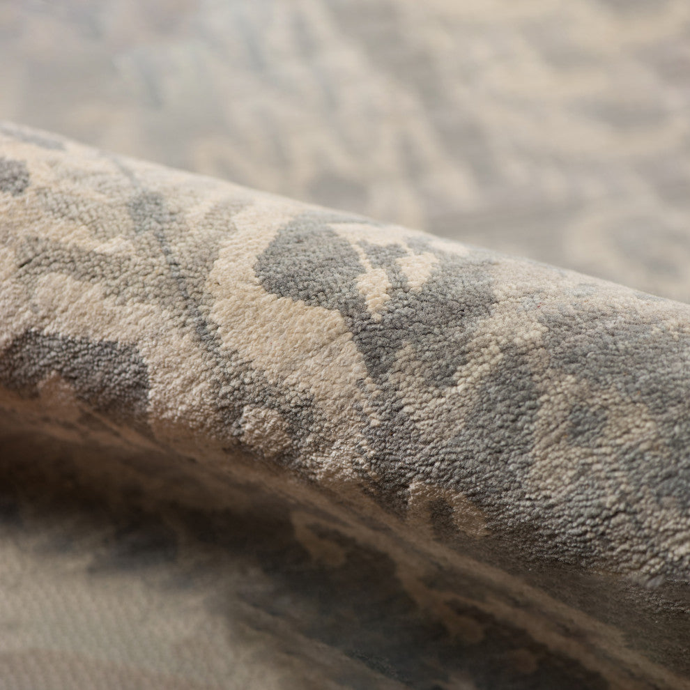 Pearl Area Rug, Silver Sand, 2' x 3', Persian