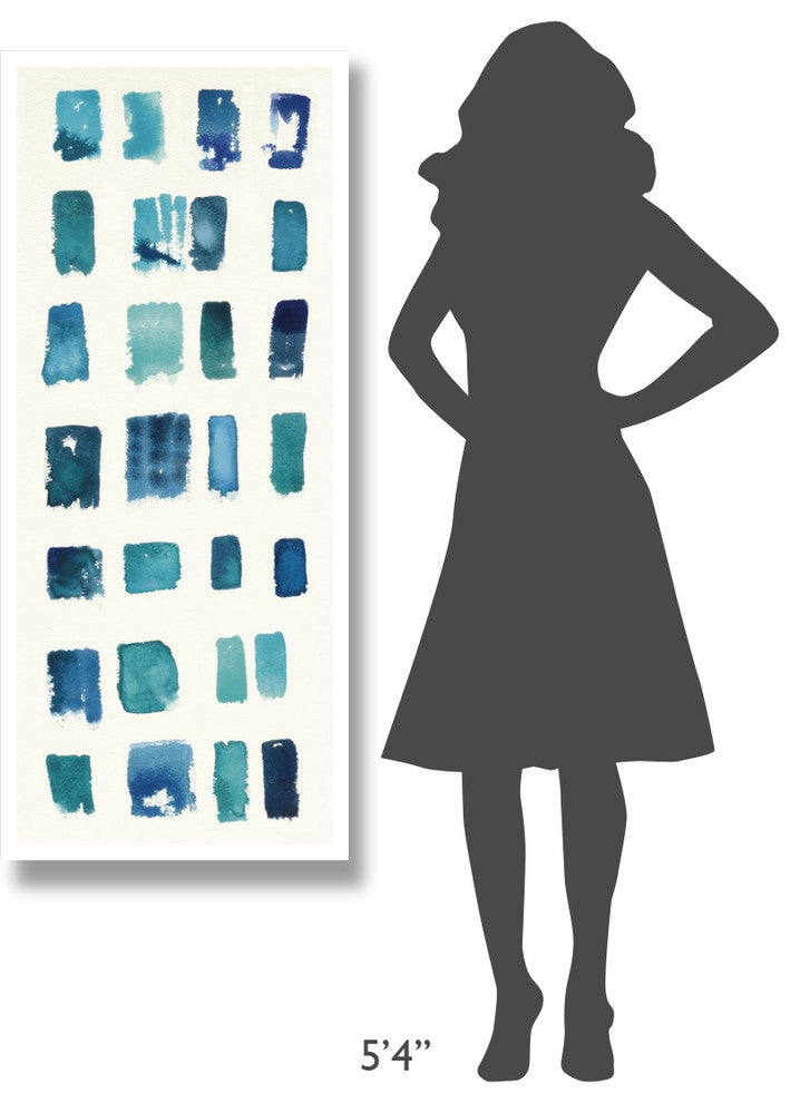 "Pas Parfait VI" Digital Paper Print by Shirley Novak, 22"x52"