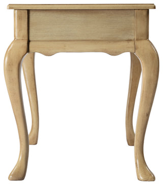 Grace 1-Drawer End Table, Antique Beige