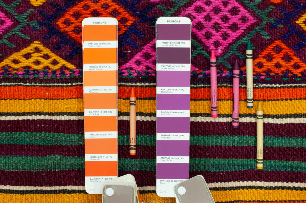 Multicolor Vintage Milas Kilim Rug 7' 1" x 9' 3", 85 in. x 111 in.