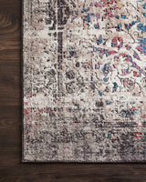 Granite/Multi Medusa Rug, 1'6"x1'6" Sample