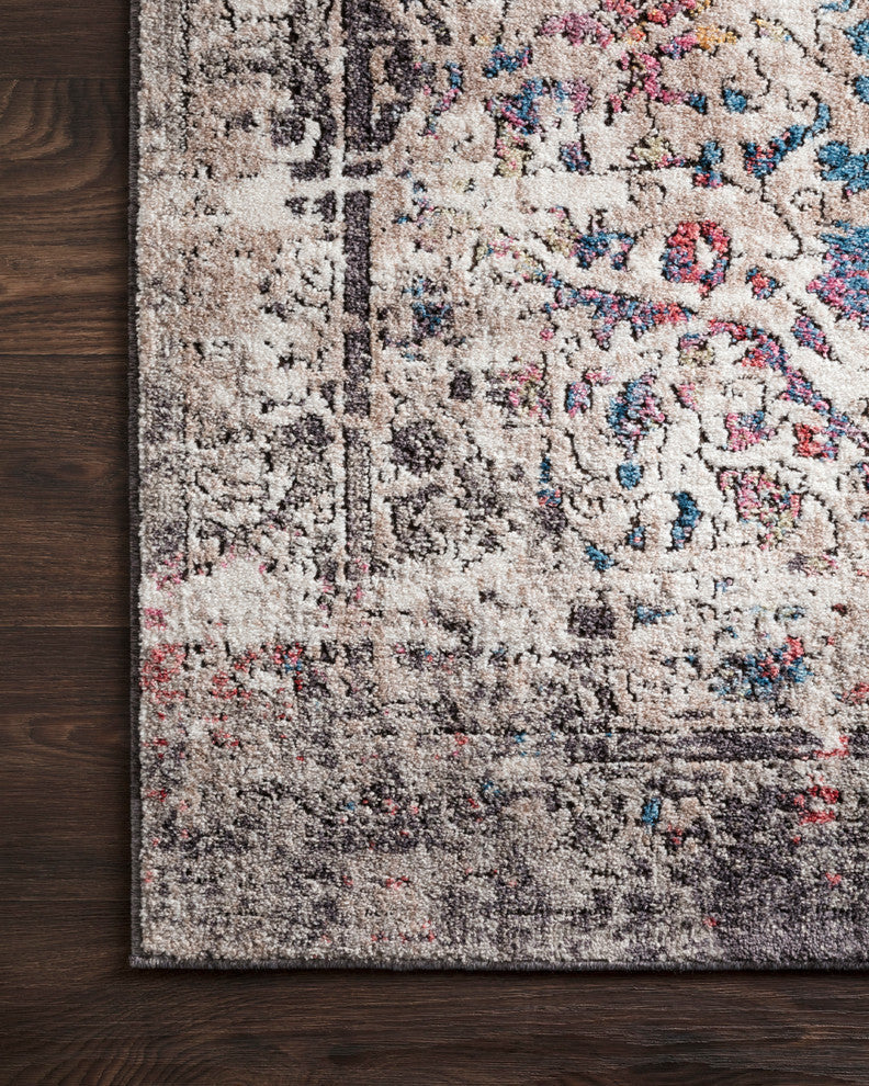 Granite/Multi Medusa Rug, 1'6"x1'6" Sample