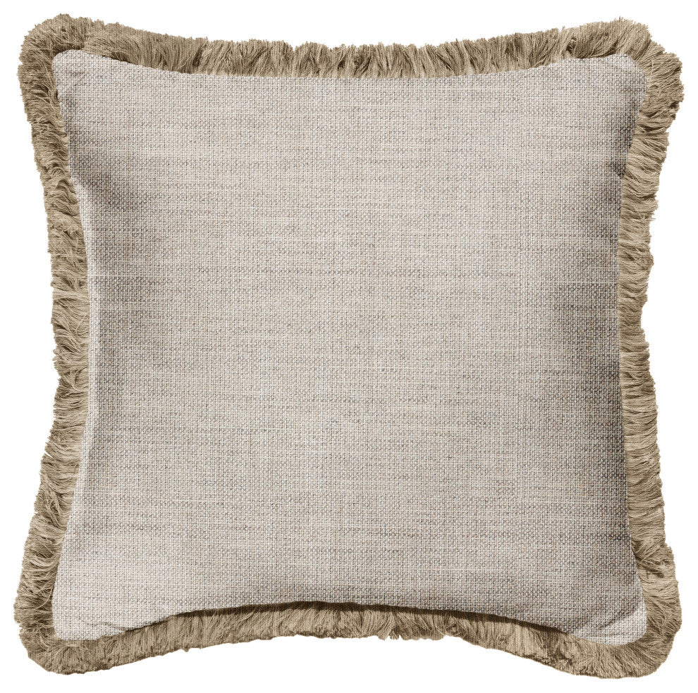 Sorra Home Sunbrella Outdoor Fringe Side Accent Pillow, Single
