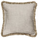 Sorra Home Sunbrella Outdoor Fringe Side Accent Pillow, Single