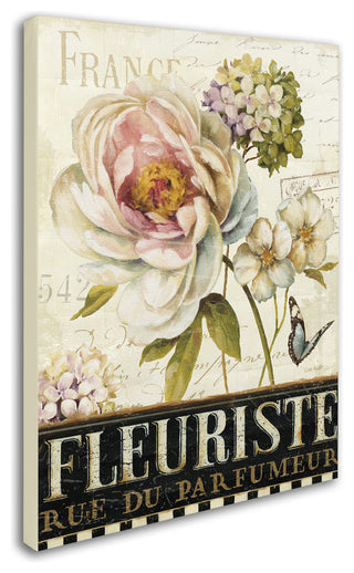 'Marche de Fleurs III' Canvas Art by Lisa Audit