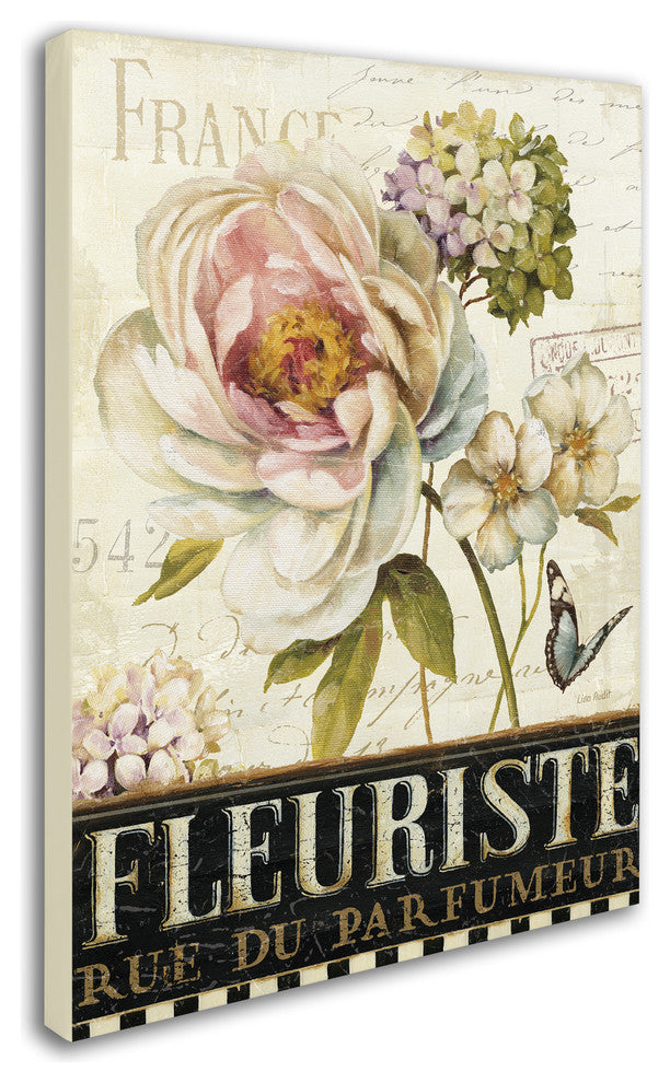 'Marche de Fleurs III' Canvas Art by Lisa Audit