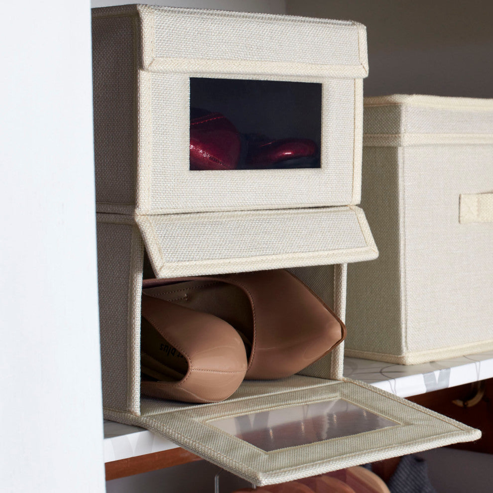 Small Drop Front Shoe Box 2 Pack
