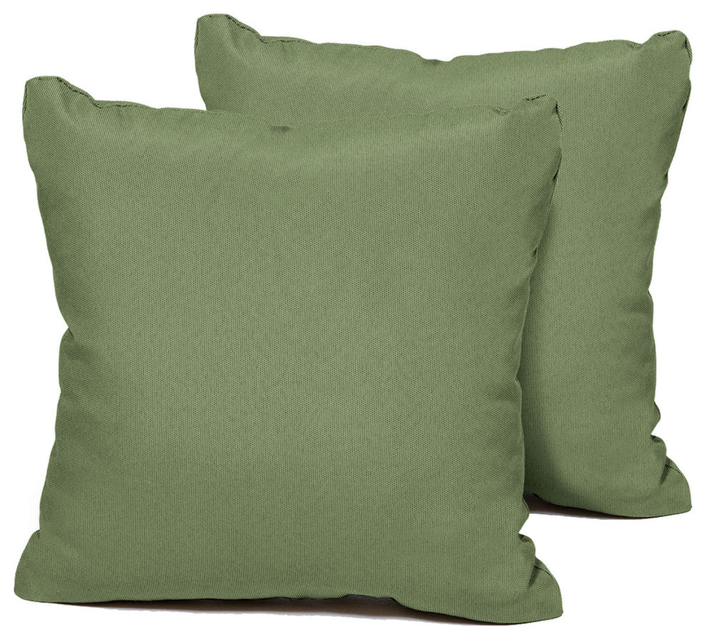 Square Outdoor Patio Pillows, Cilantro