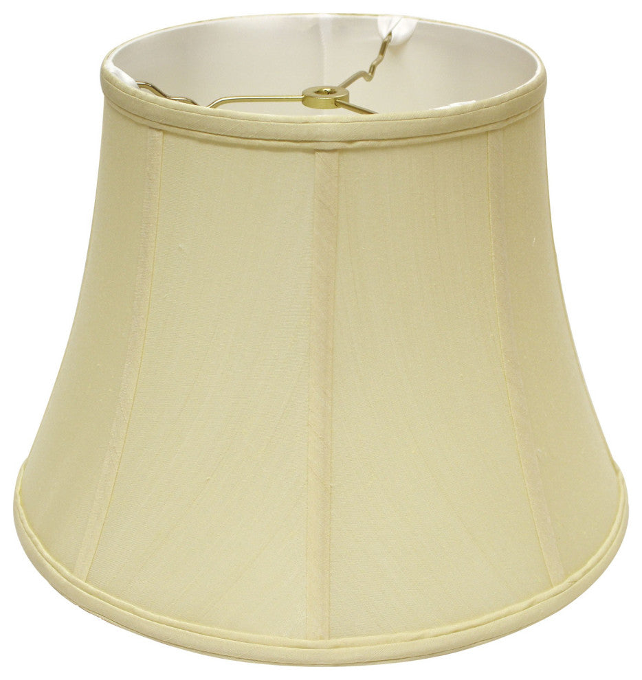 18" Antique White Altered Bell Monay Shantung Lampshade