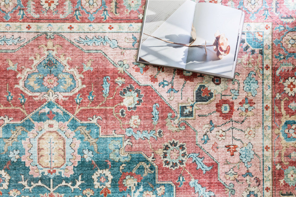 Loloi II Skye SKY-05 Brick / Ocean Area Rug