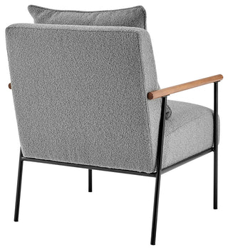 Quinton Fabric Accent Arm Chair, Gray