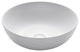 Viva Ceramic Round Vessel Bathroom Sink, White