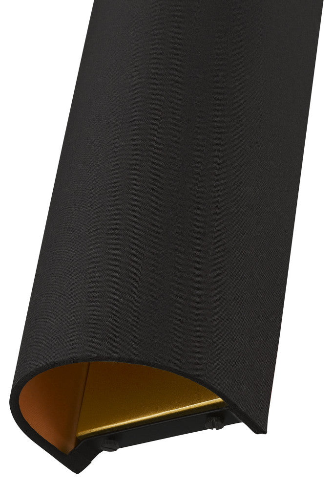 Livex Lighting Sentosa 2-Light Black Sconce